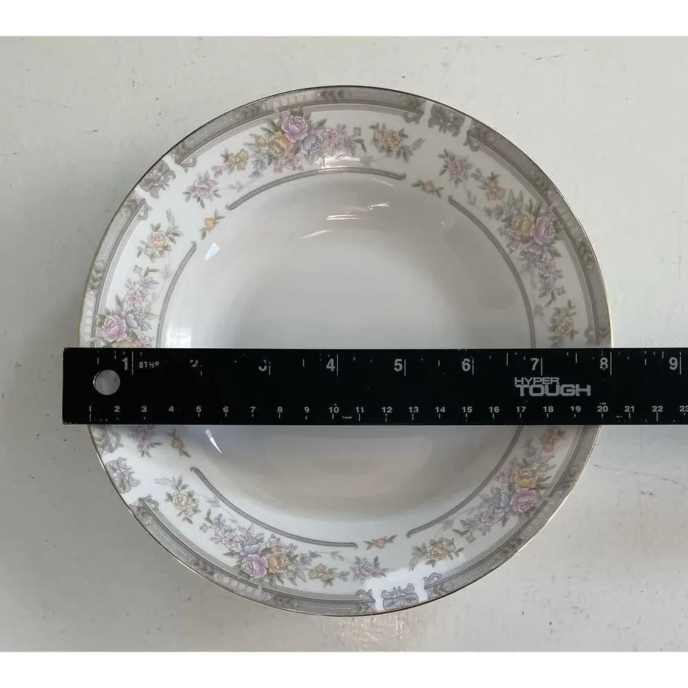 Set of 4 VTG Farberware Southampton 223A Fine China Salad Plate/Bowl 3 Tea Cups
